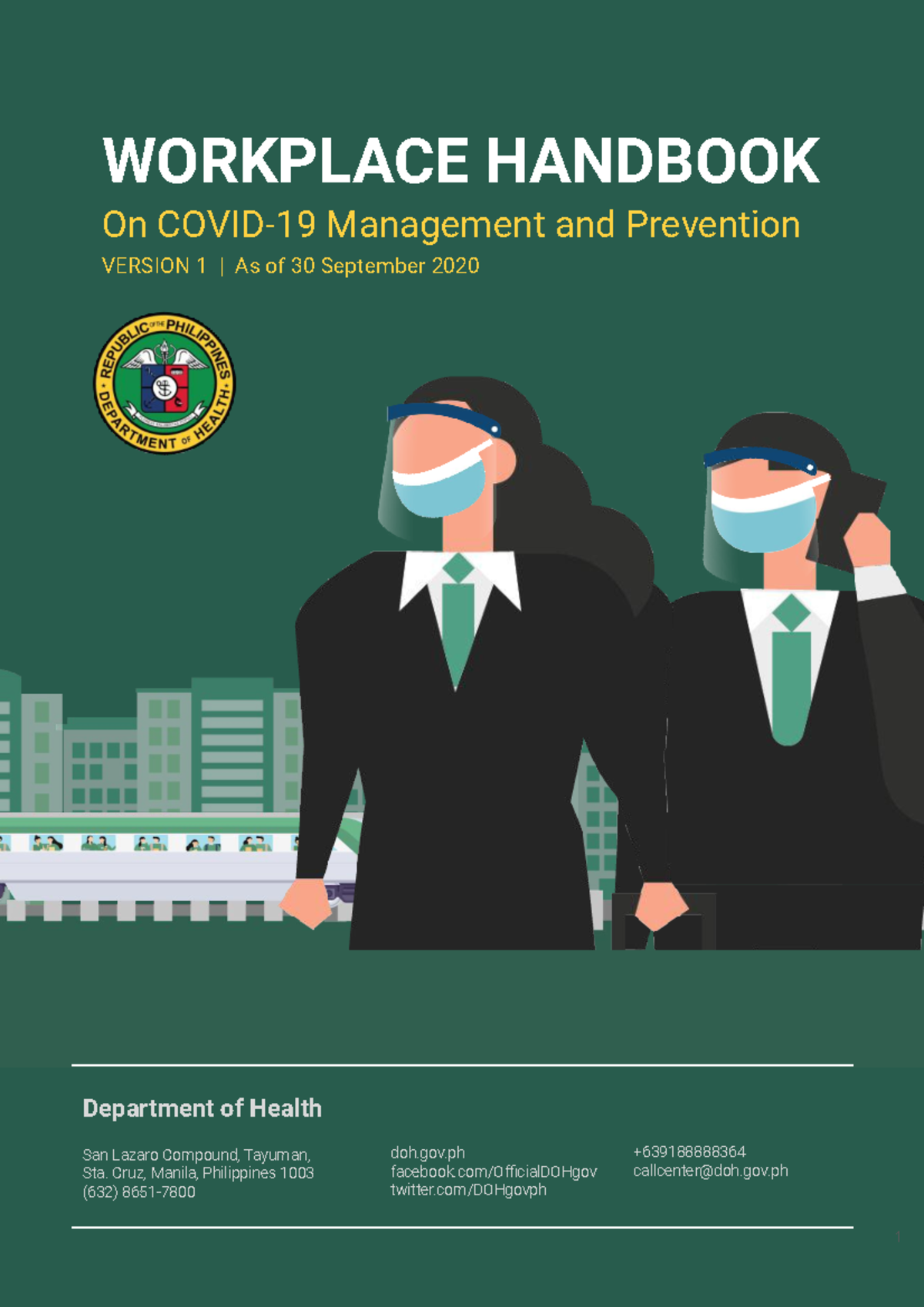 Workplace handbook on covid 19 management and prevention - Socio ...