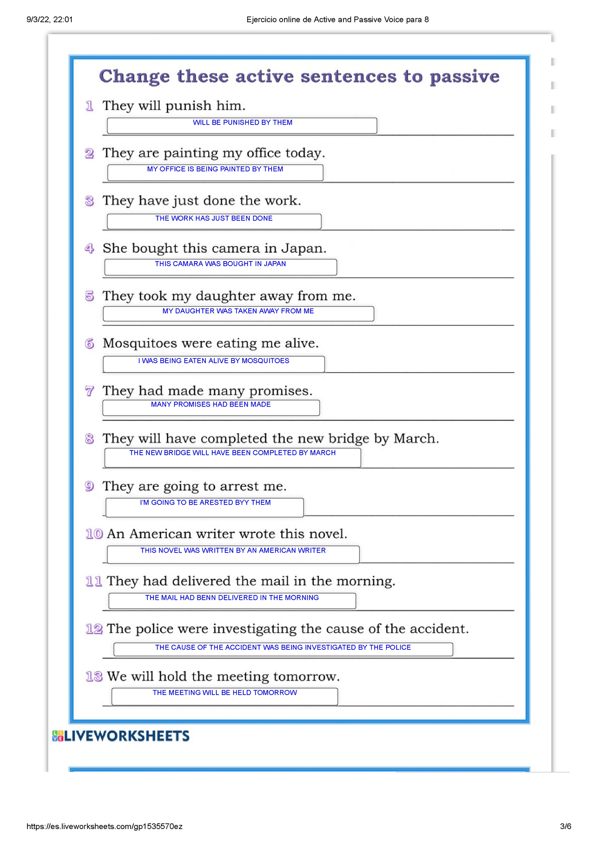 ejercicio-online-de-active-and-passive-voice-para-8-liveworksheets