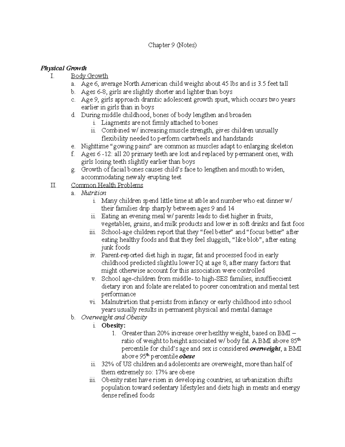 chapter-9-textbook-notes-preparation-for-exam-chapter-9-notes