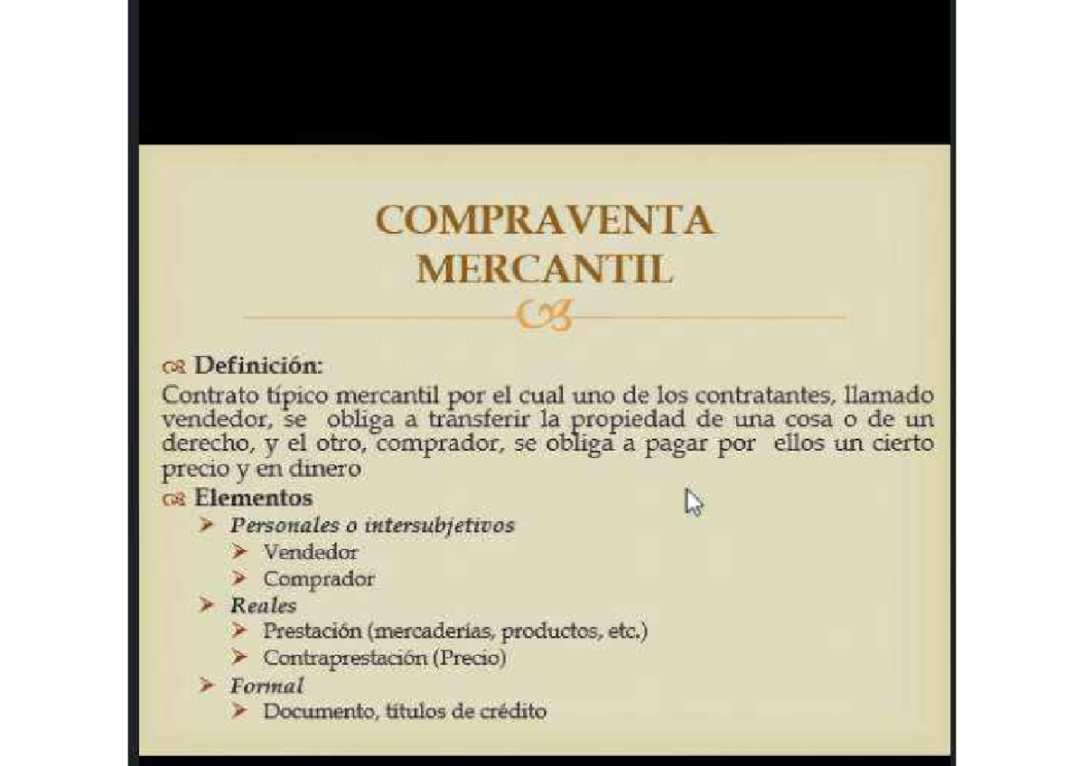 Clase 16 08 23 - Apuntes importantes - COMPRAVENTA MERCANTI] ca