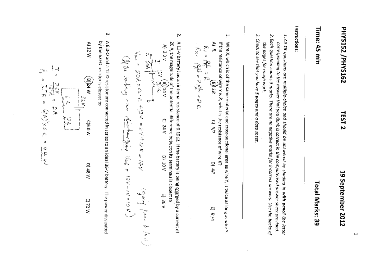 Test2 solution - .... - Phys162 - Studocu