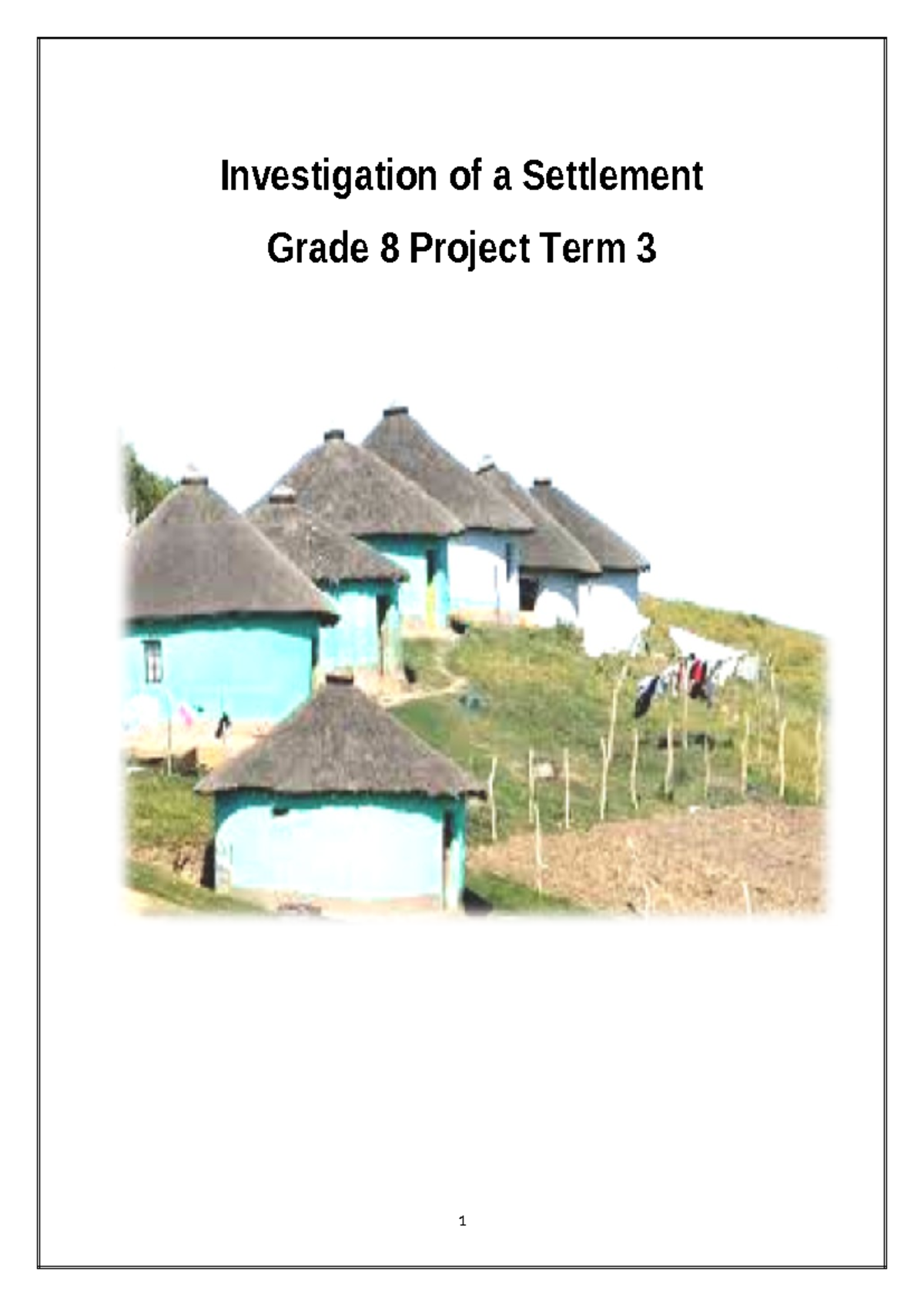 Grade 8 Social Science Project Term 3 Pdf Download