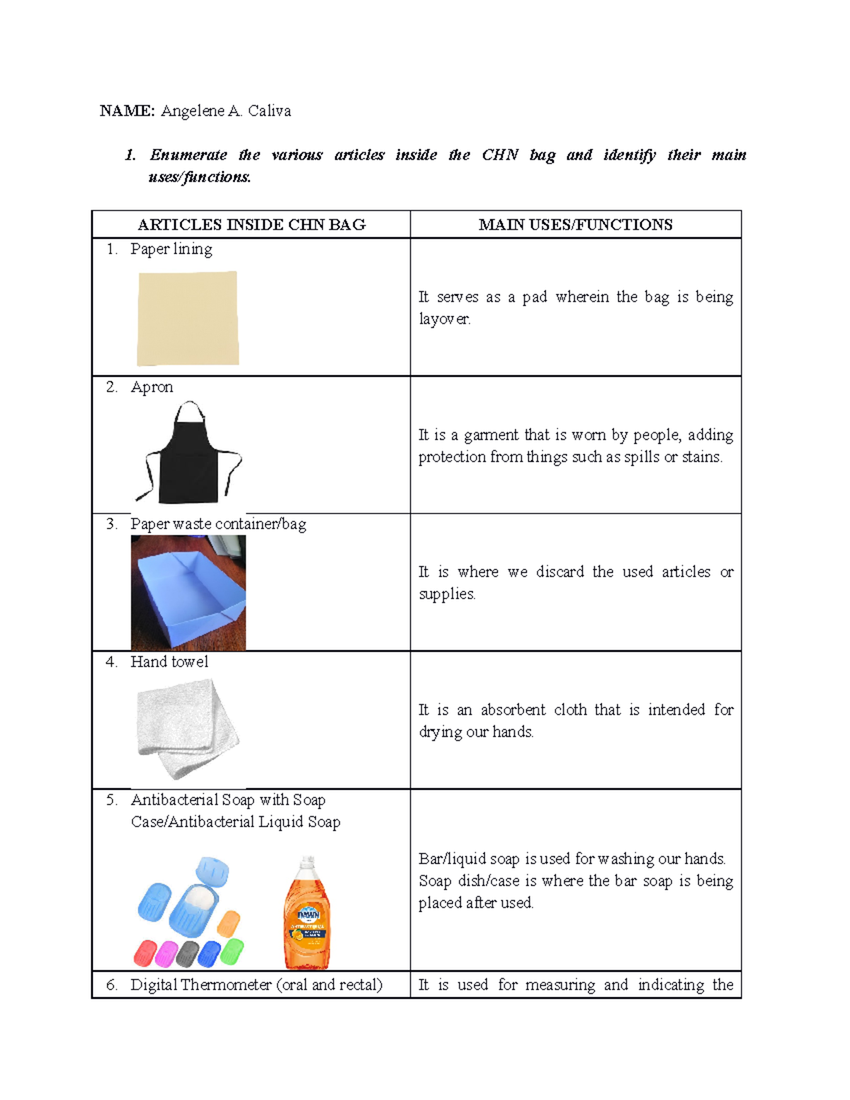 Bag-Technique-Application-Task-Angelene-Caliva - NAME: Angelene A ...