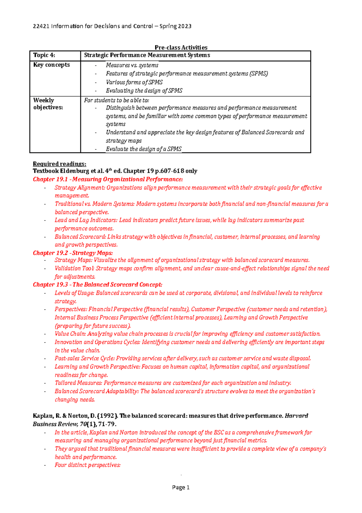 Module 4 Pre Class Activities - Pre-class Activities Topic 4: Strategic ...