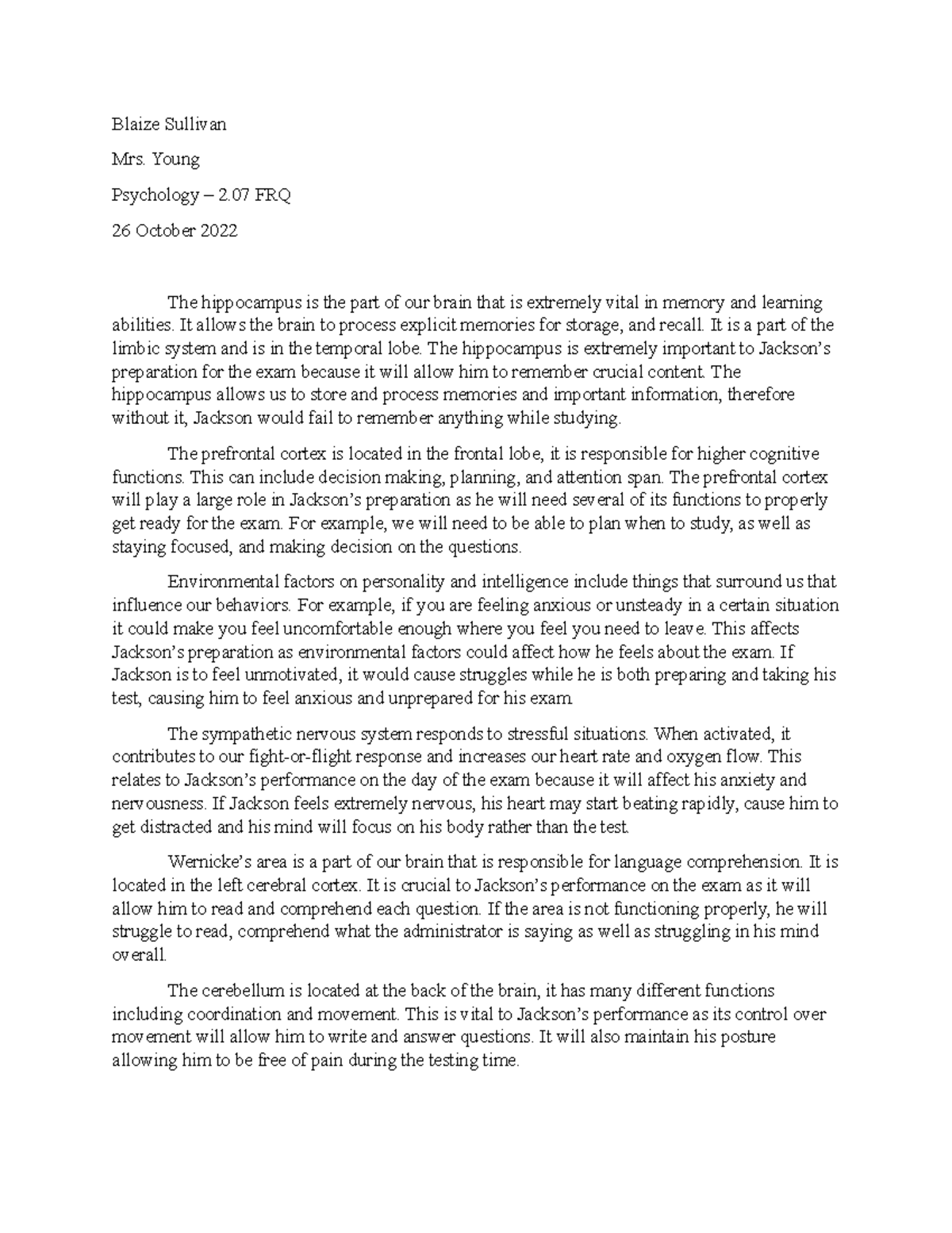 Ap Psych Frq 2024 - j4aqern