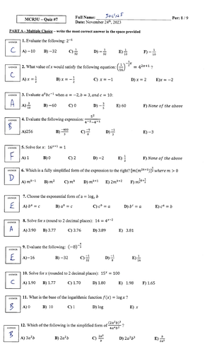 MCR3U Functions University Notes - Grade 11 Functions Notes - 30 ...