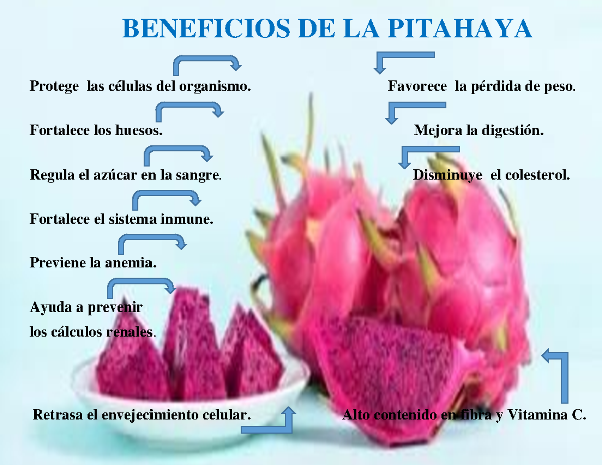 Beneficios DE LA Pitahaya - BENEFICIOS DE LA PITAHAYA Protege Las ...