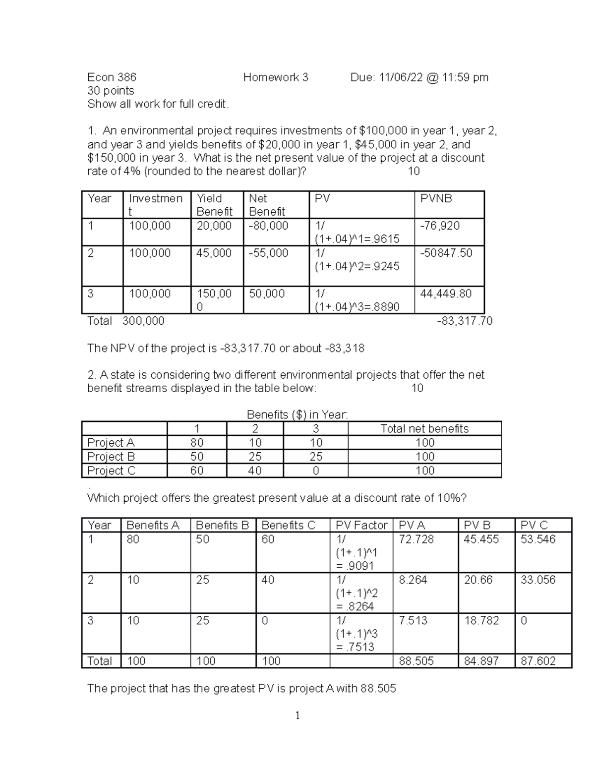 386hw3.f22 copy copy - Homework - Econ 386 Homework 3 Due: 11/06/22 ...