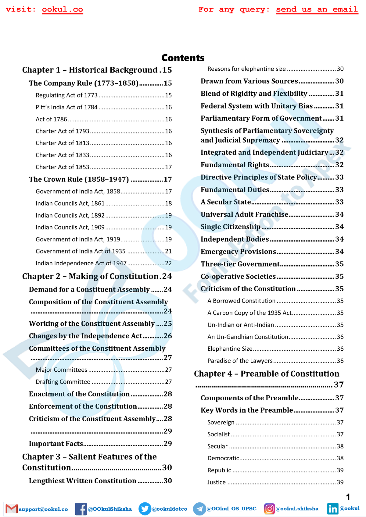 Dda39510 Polity Compiled Notes Sample - Contents Chapter 1 – Historical ...