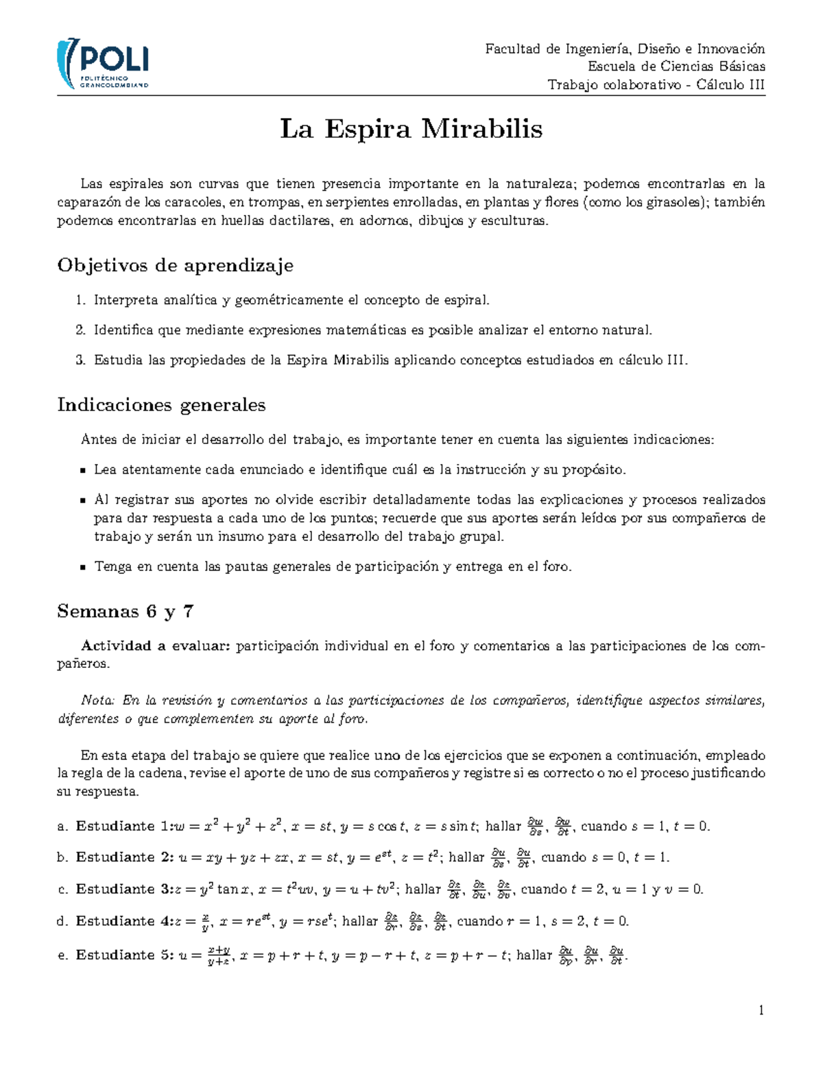 TC C3-2020 - Facultad De Ingenier ́ıa, Dise ̃no E Innovaci ́on Escuela ...