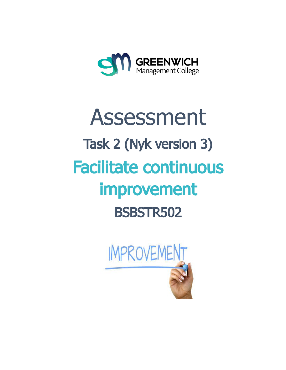 Bsbstr 502 Assessment Task 2 - Nyk V3 - Assessment Task 2 (Nyk Version ...