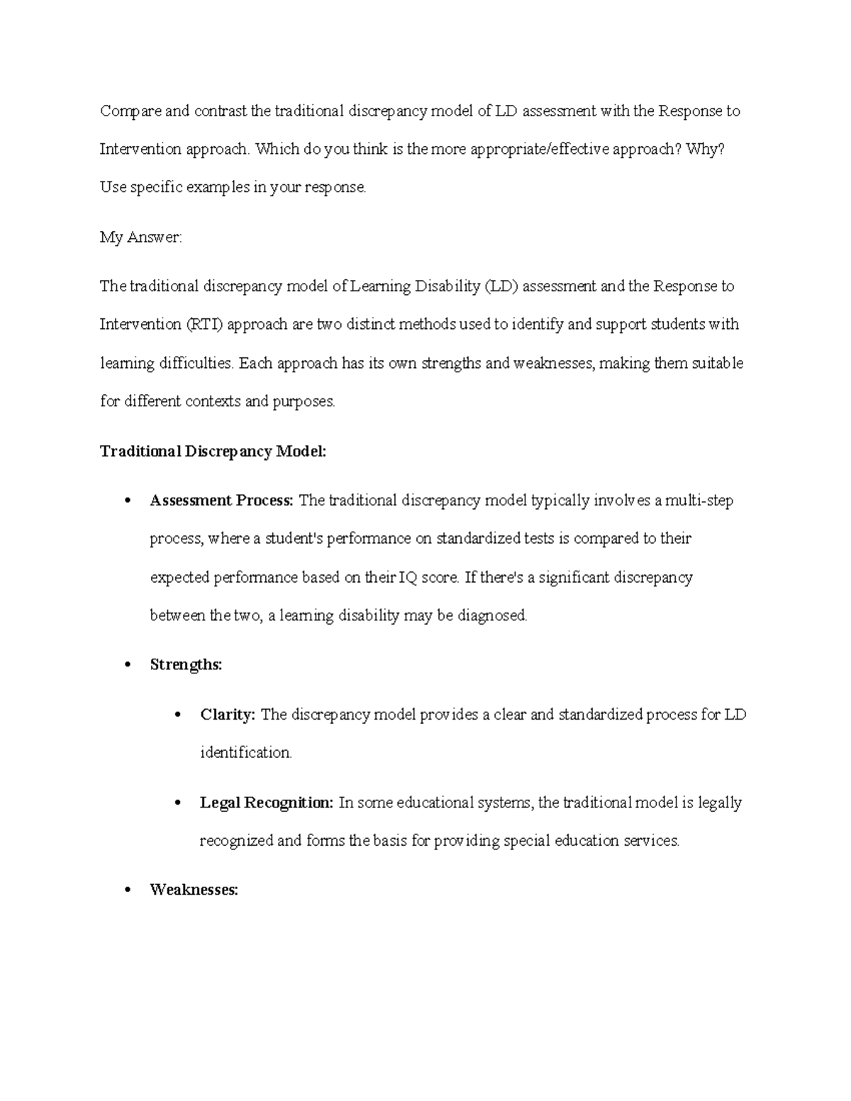 Module Three 3-2 Short Paper - Compare and contrast the traditional ...