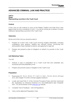 Checklist for the defence re disputed visual identification evidence ...