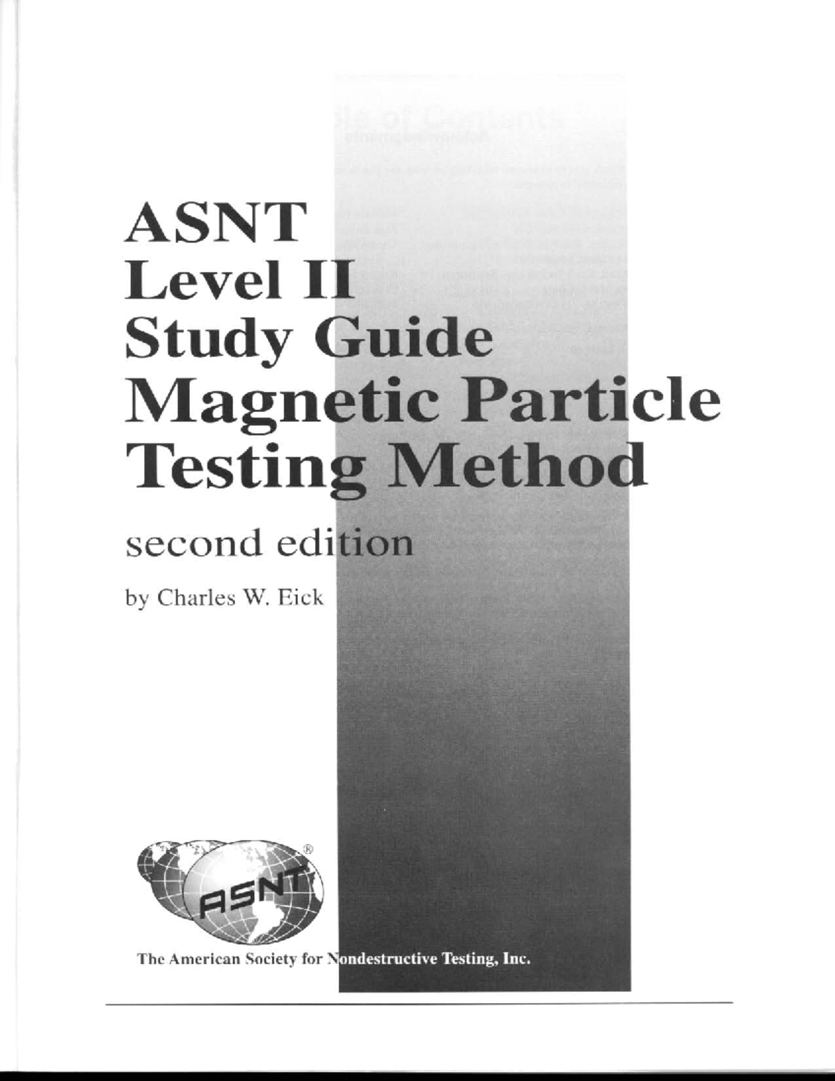 151586169 ASNT Level 2 Magnetic Particle Testing Study Guide - Cost ...