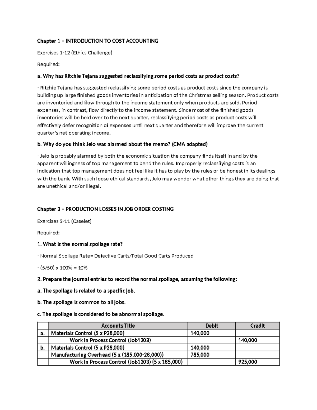 Cost Accounting - aaa - Chapter 1 – INTRODUCTION TO COST ACCOUNTING ...