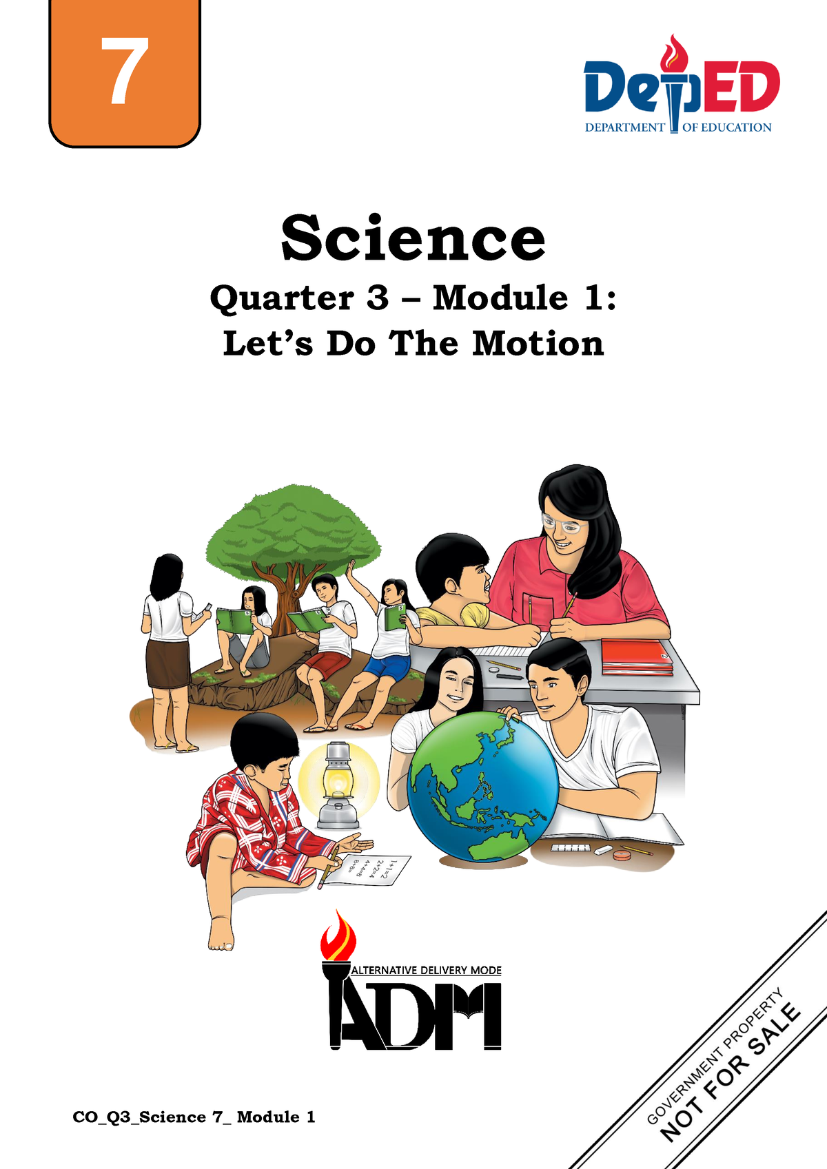 SCI7-Q3- Module 1 - Science Quarter 3 – Module 1: Let’s Do The Motion 7 ...