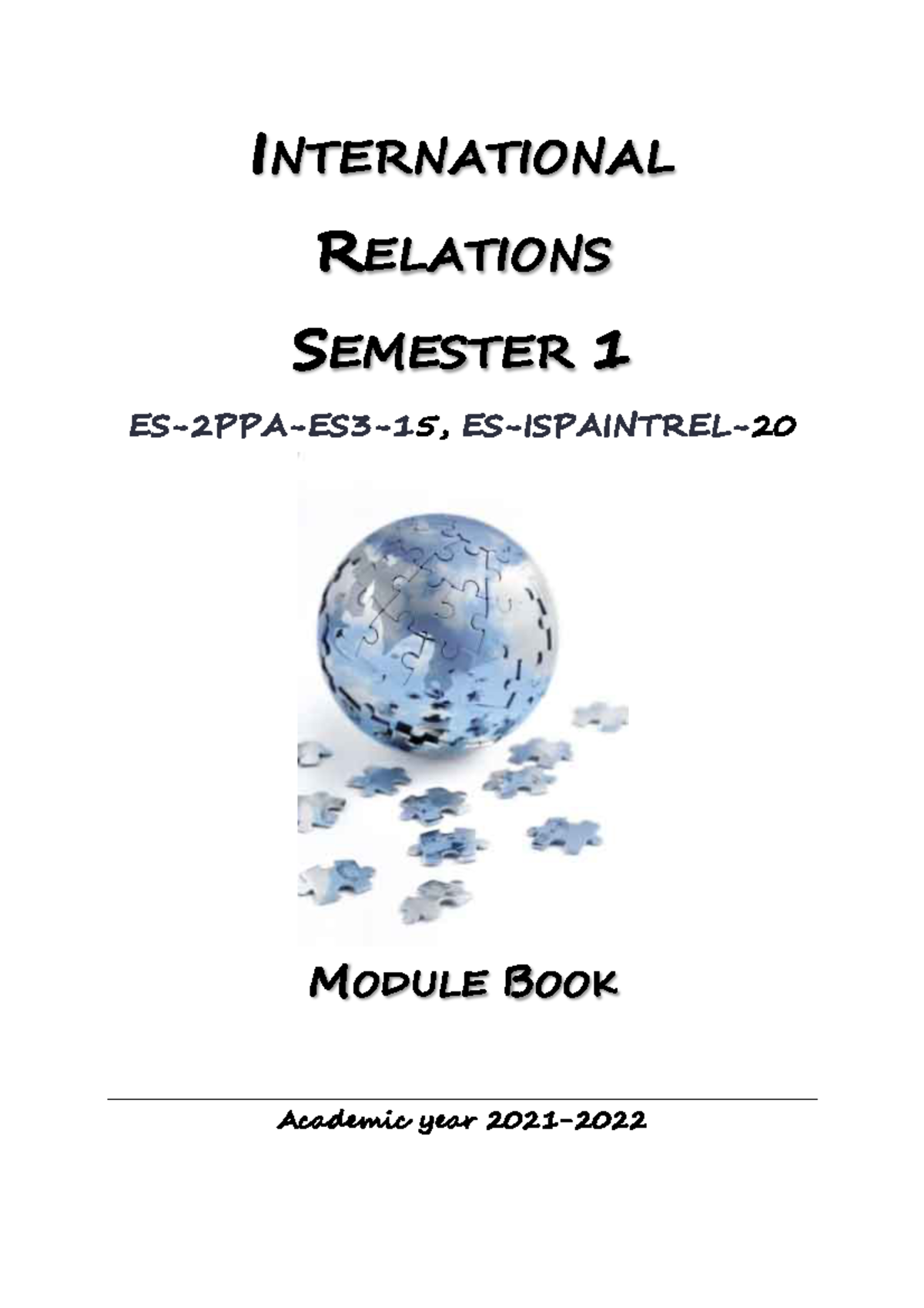 international relations phd syllabus