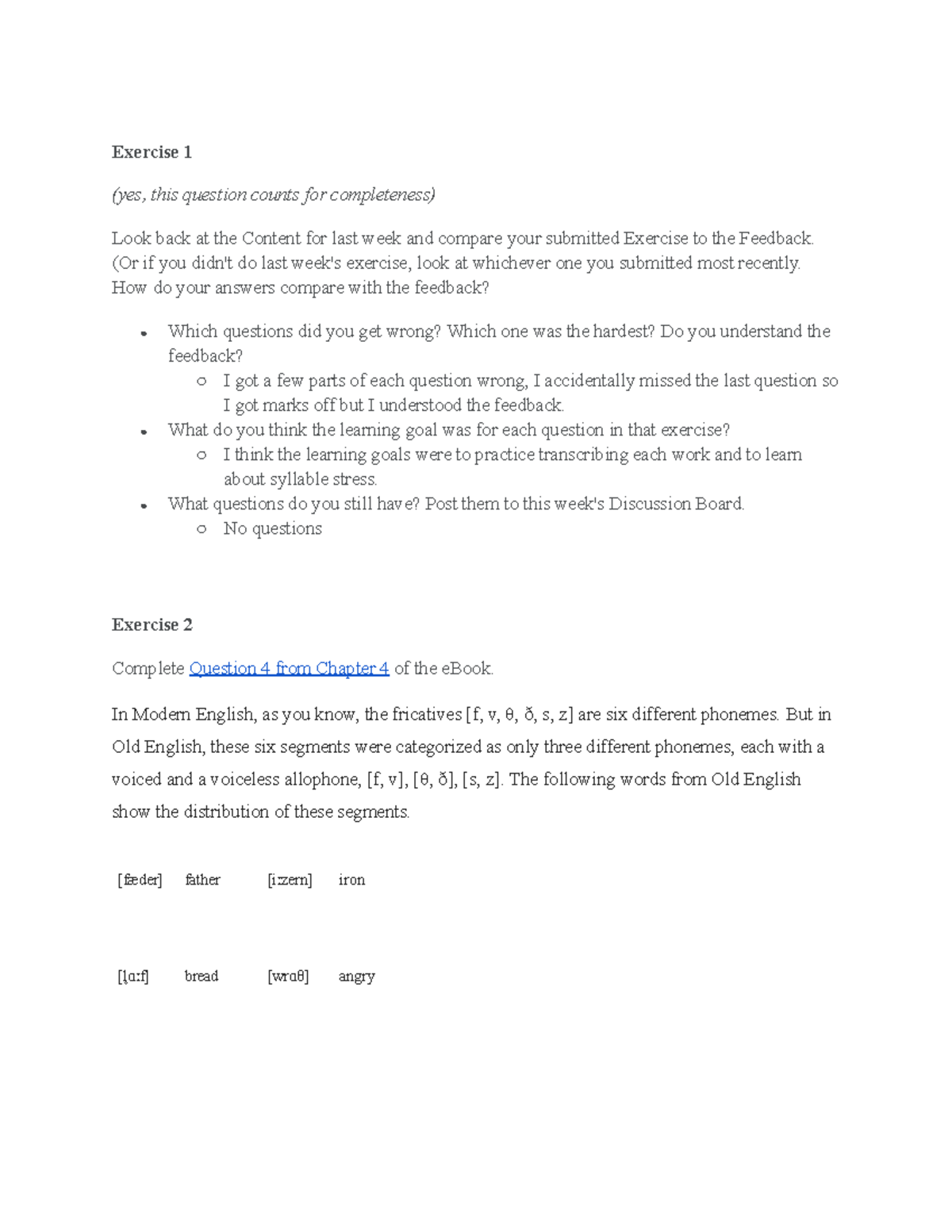 Week 11 - Week 11 exercise - Exercise 1 (yes, this question counts for ...
