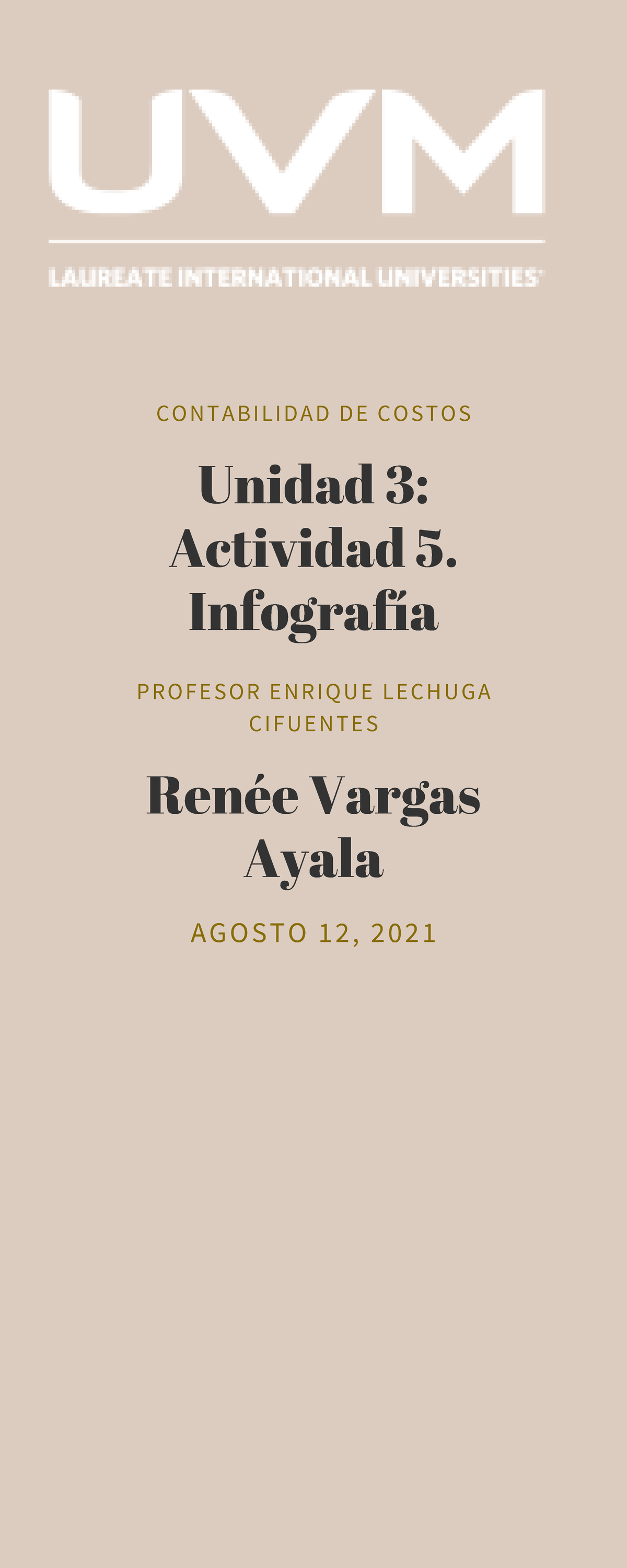 Actividad 5 Contabilidad De Costos Contabilidad De Costos Unidad 3 Actividad 5 Infografía 3393