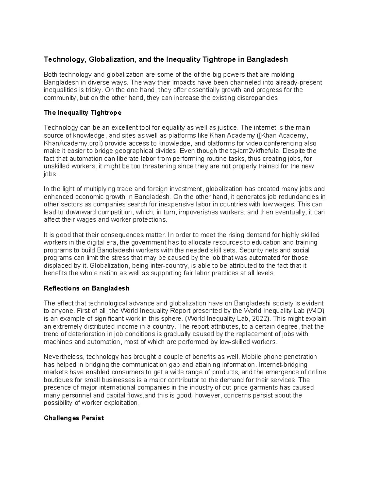 Globalization: The World'S Unexpectedly Tightrope Walk - a73i2ad