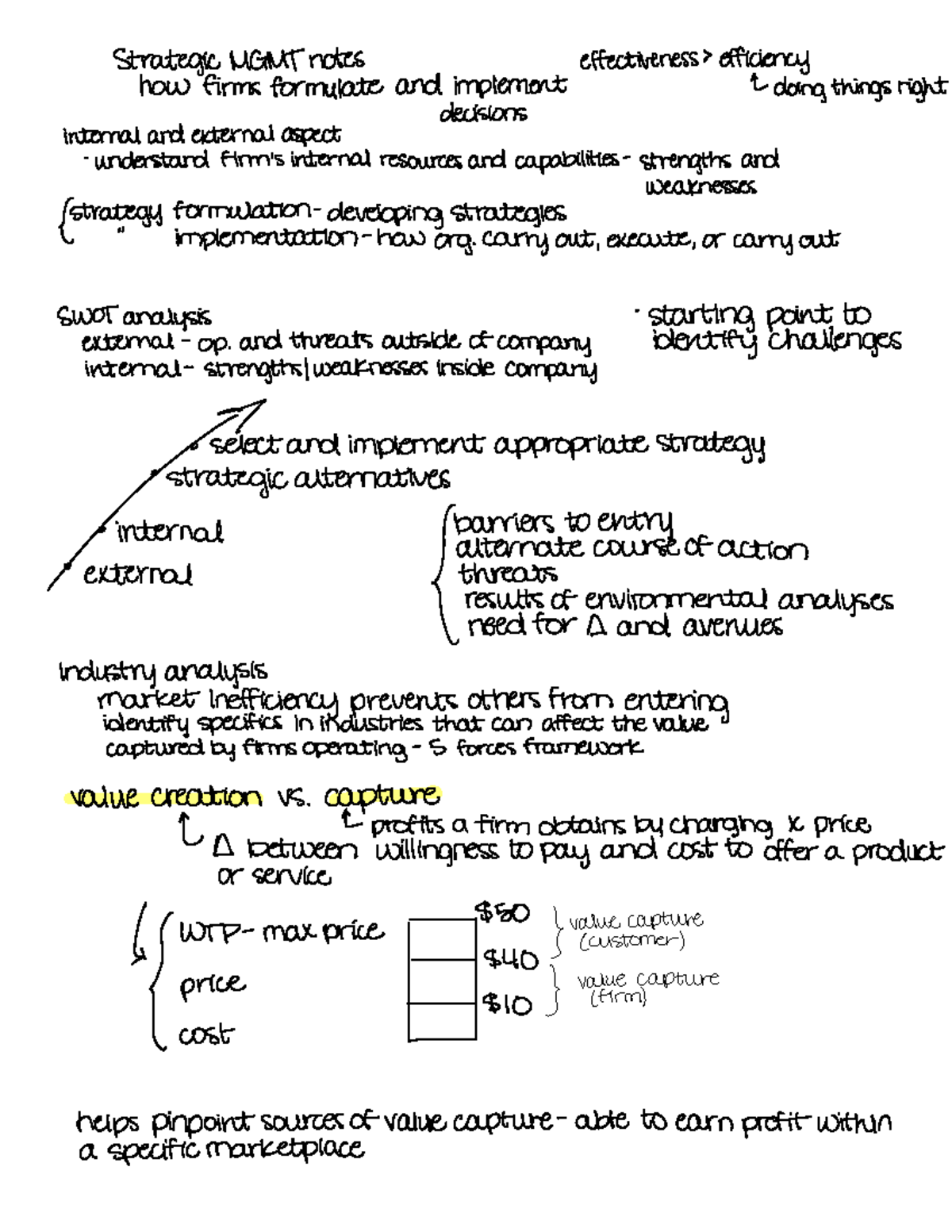 Strategic Management notes - Strategic MGMT notes effectiveness ...