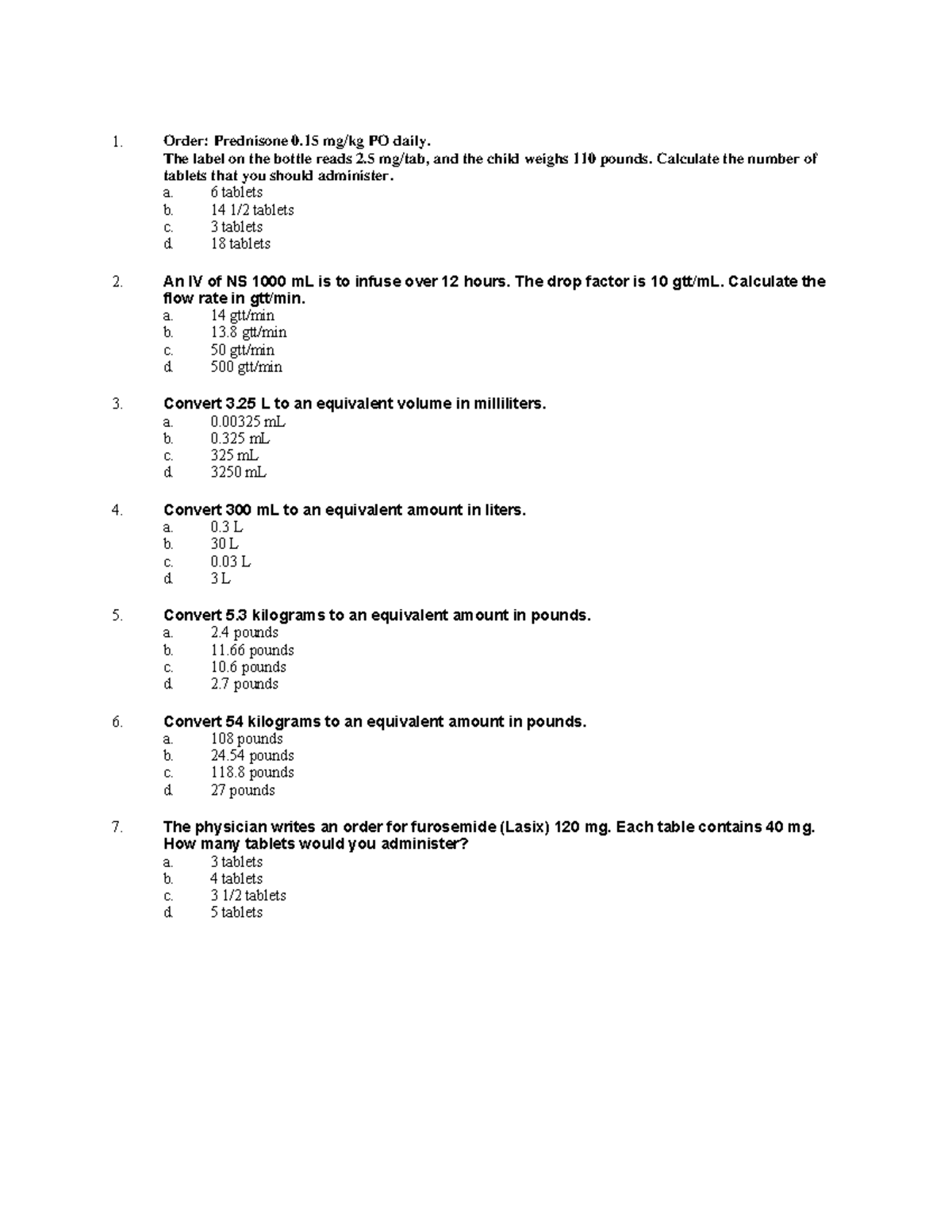 dosage-calculation-worksheet-week-4-question-order-prednisone-0-mg