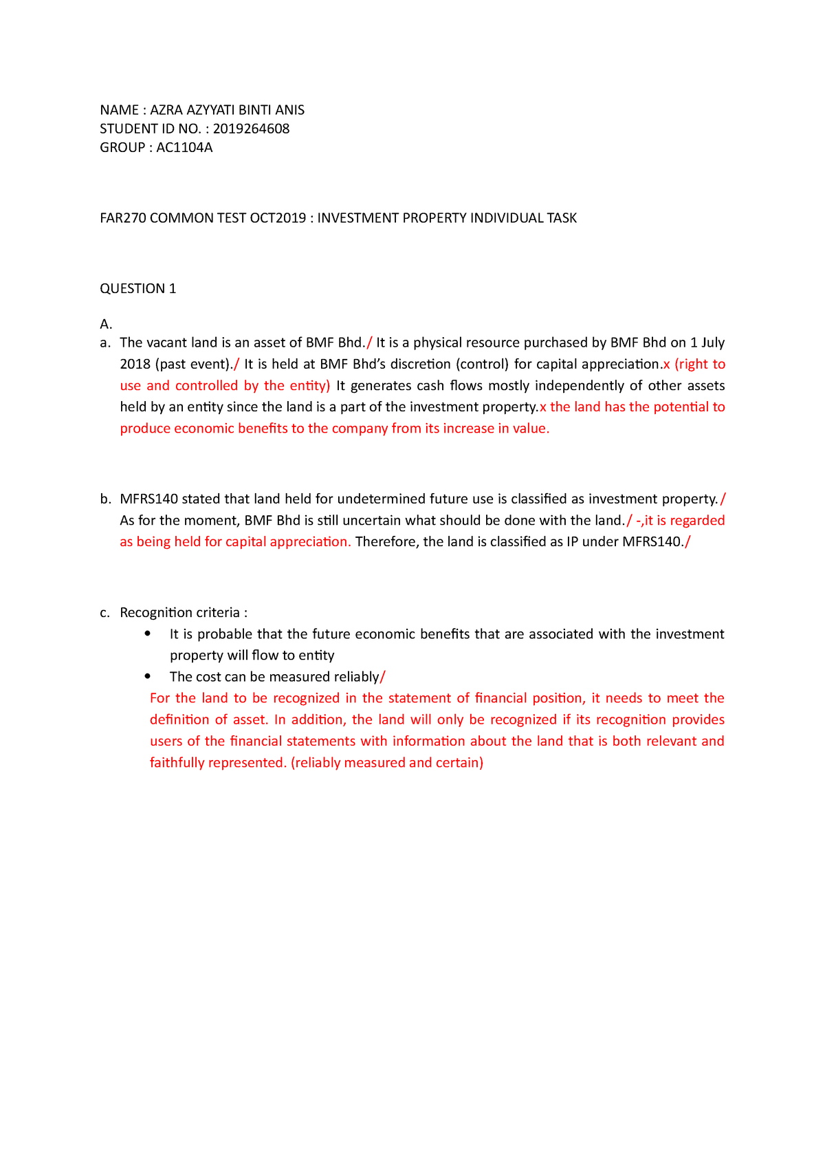 FAR270 Individual TASK ON IP - Financial Accounting And Reporting ...