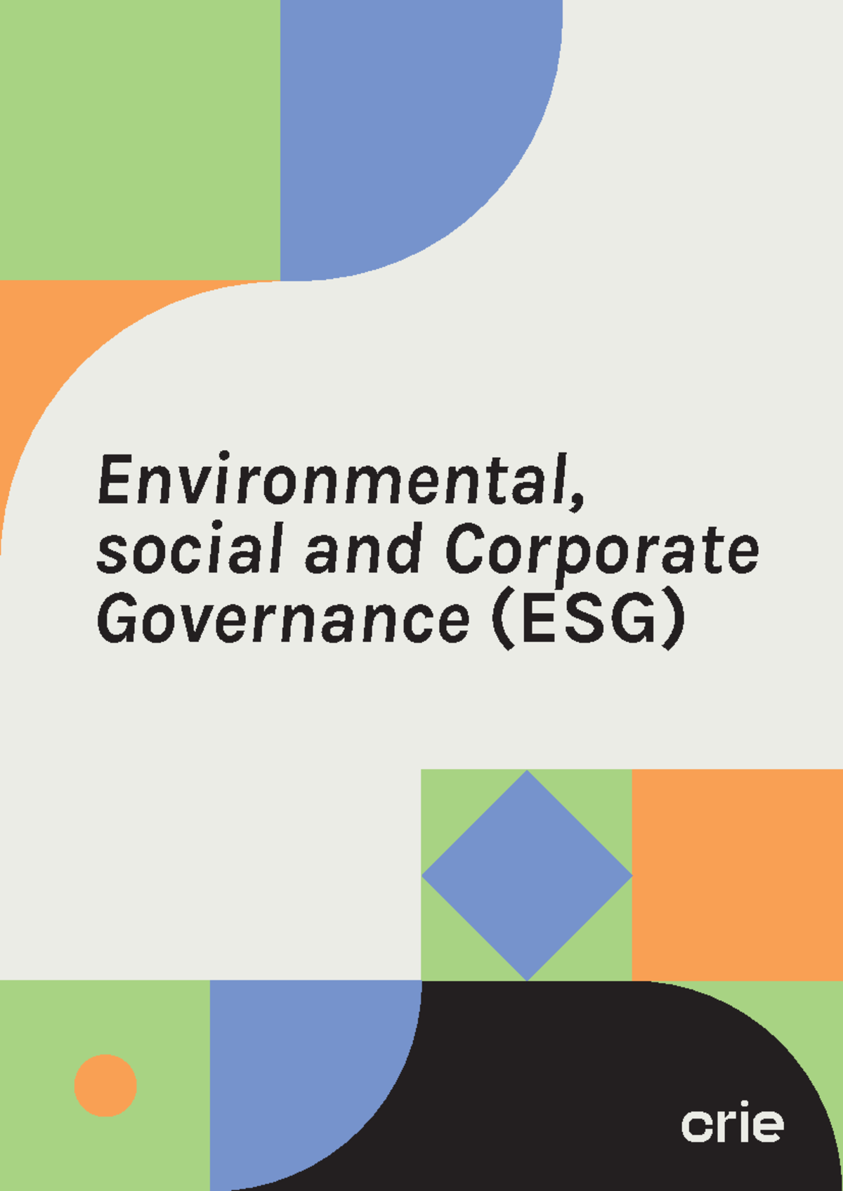 Environmental, social and Corporate Governance (ESG) - Environmental ...