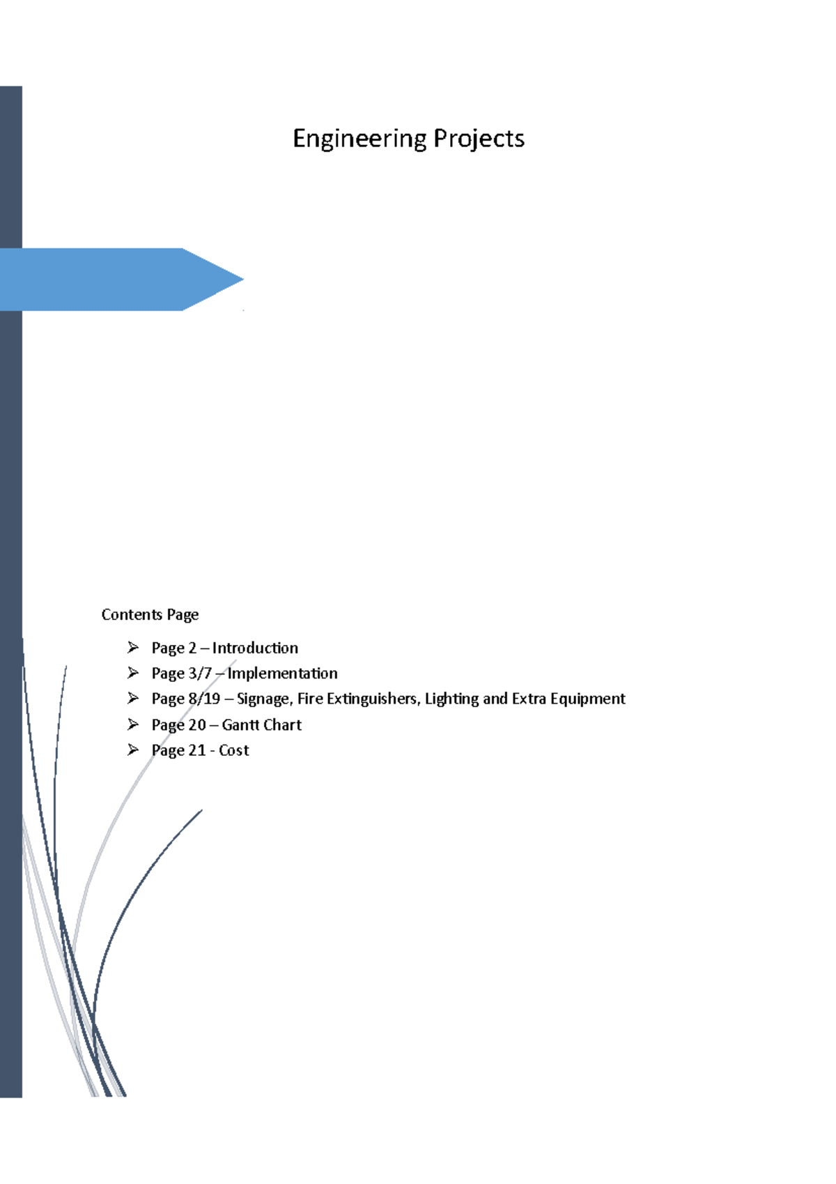 Engineering Projects 2 - Engineering Projects Contents Page Page 2 ...