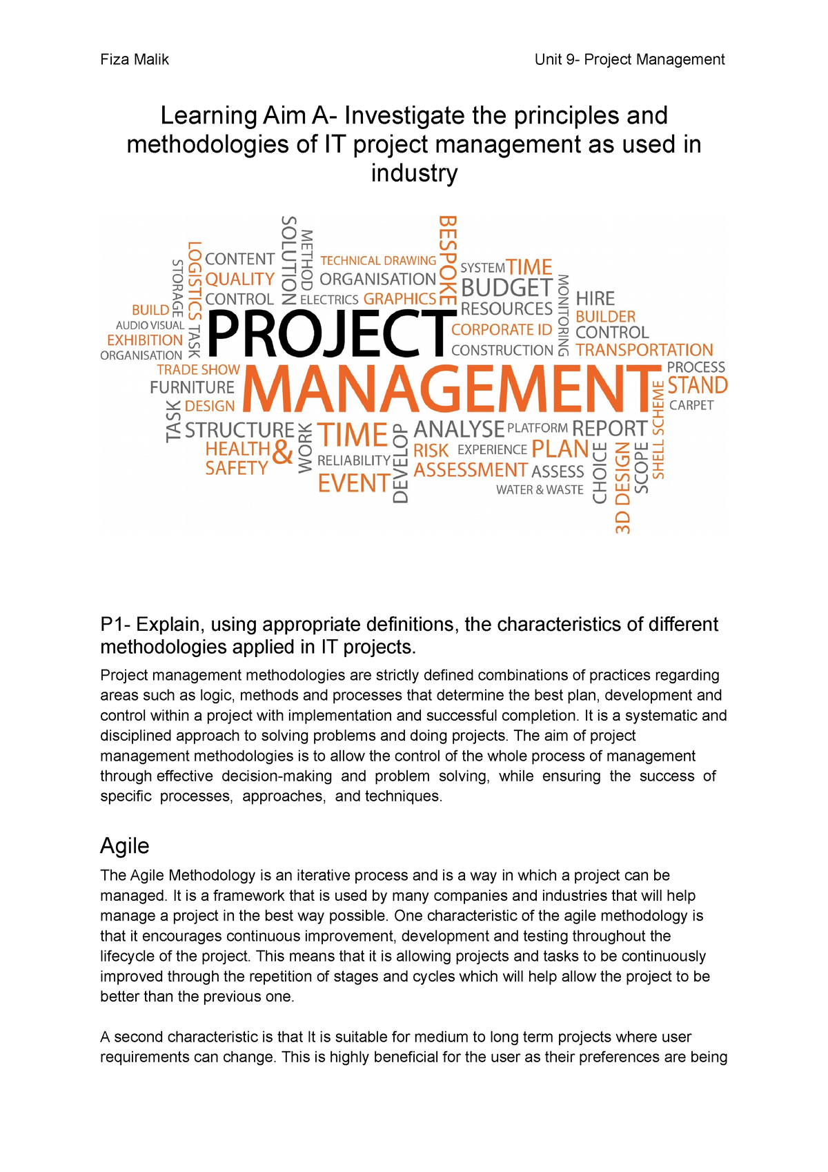 unit 9 assignment 1 applied science