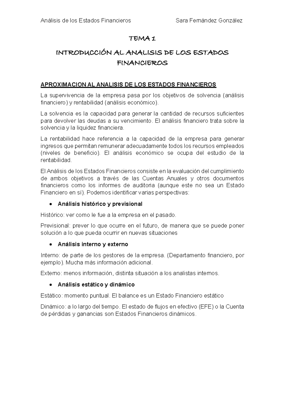 Estados Financieros T1Y2 - TEMA 1 INTRODUCCIÓN AL ANALISIS DE LOS ...