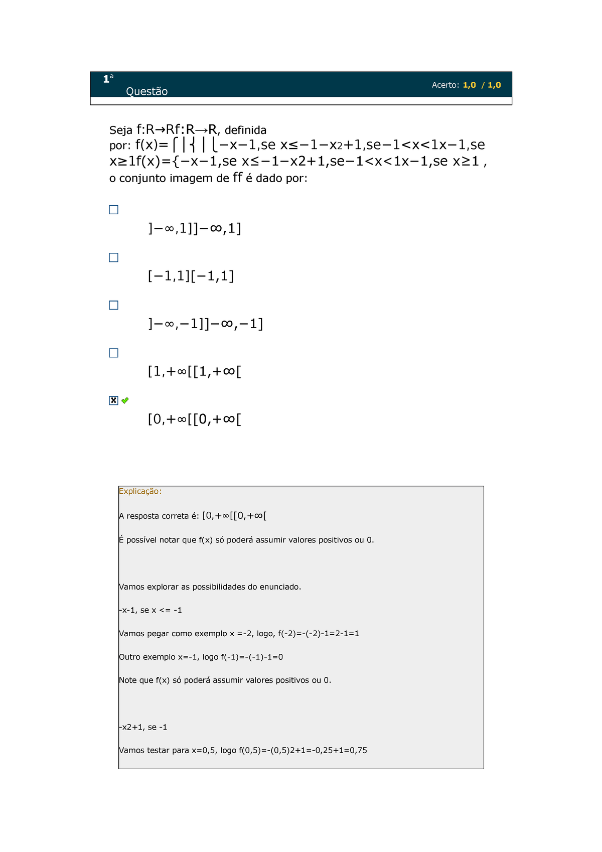 Simulado Lições 1 a 4 6 Num jogo de lógica matemática, o participante deve  preencher uma cartela de 