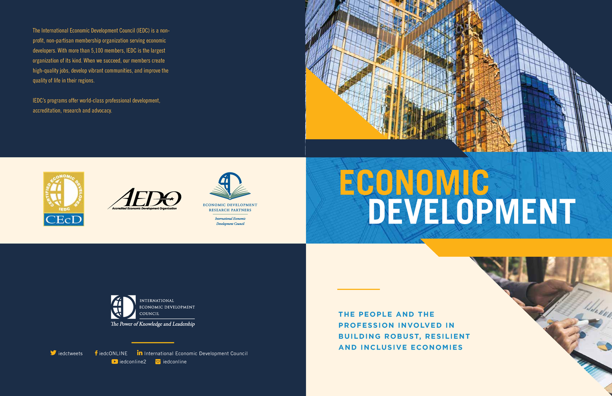 IEDC What is Economic Development - iedctweets iedcONLINE International ...