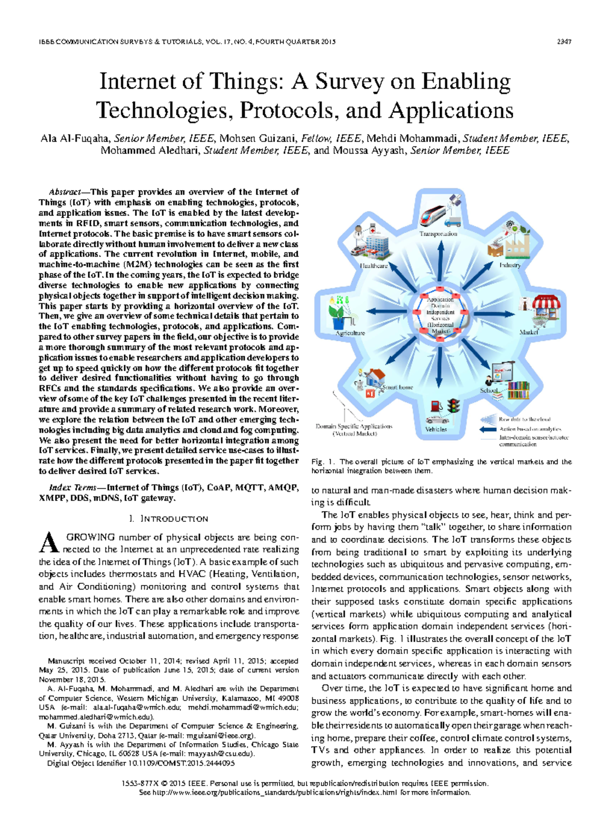 07123563 - IEEE COMMUNICATION SURVEYS & TUTORIALS, VOL. 17, NO. 4 ...