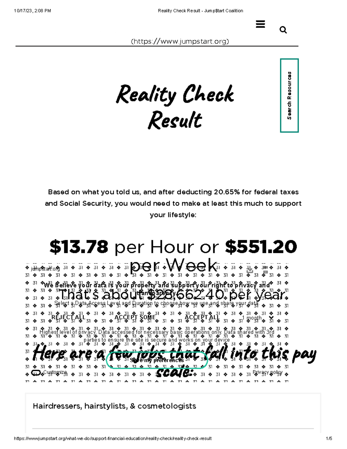 Reality Check Result - Jump$tart Coalition - Reality Check Result Based ...