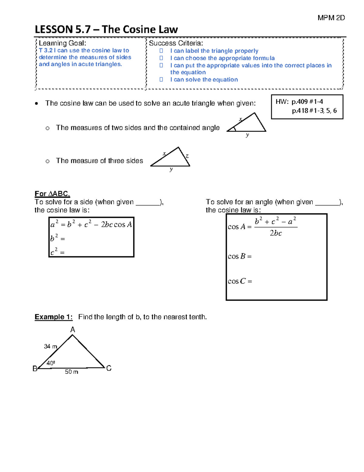 5-7-cosine-law-studocu