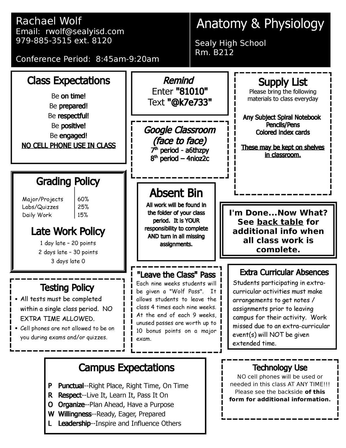 syllabus-anatomy-physiology-leave-the-class-pass-each-nine-weeks