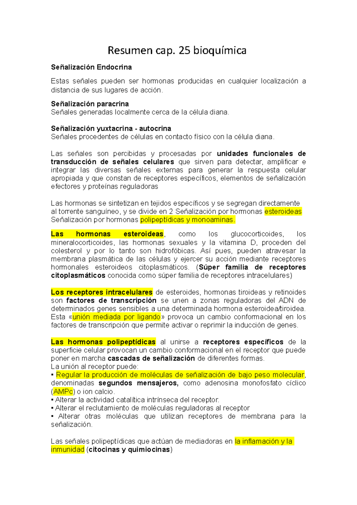 Resumen cap 25 baynes 5ta edicion
