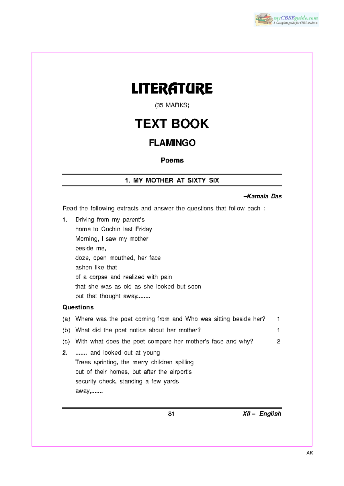 ncert-solution-for-class-12-english-flamingo-chapter-3-deep-water