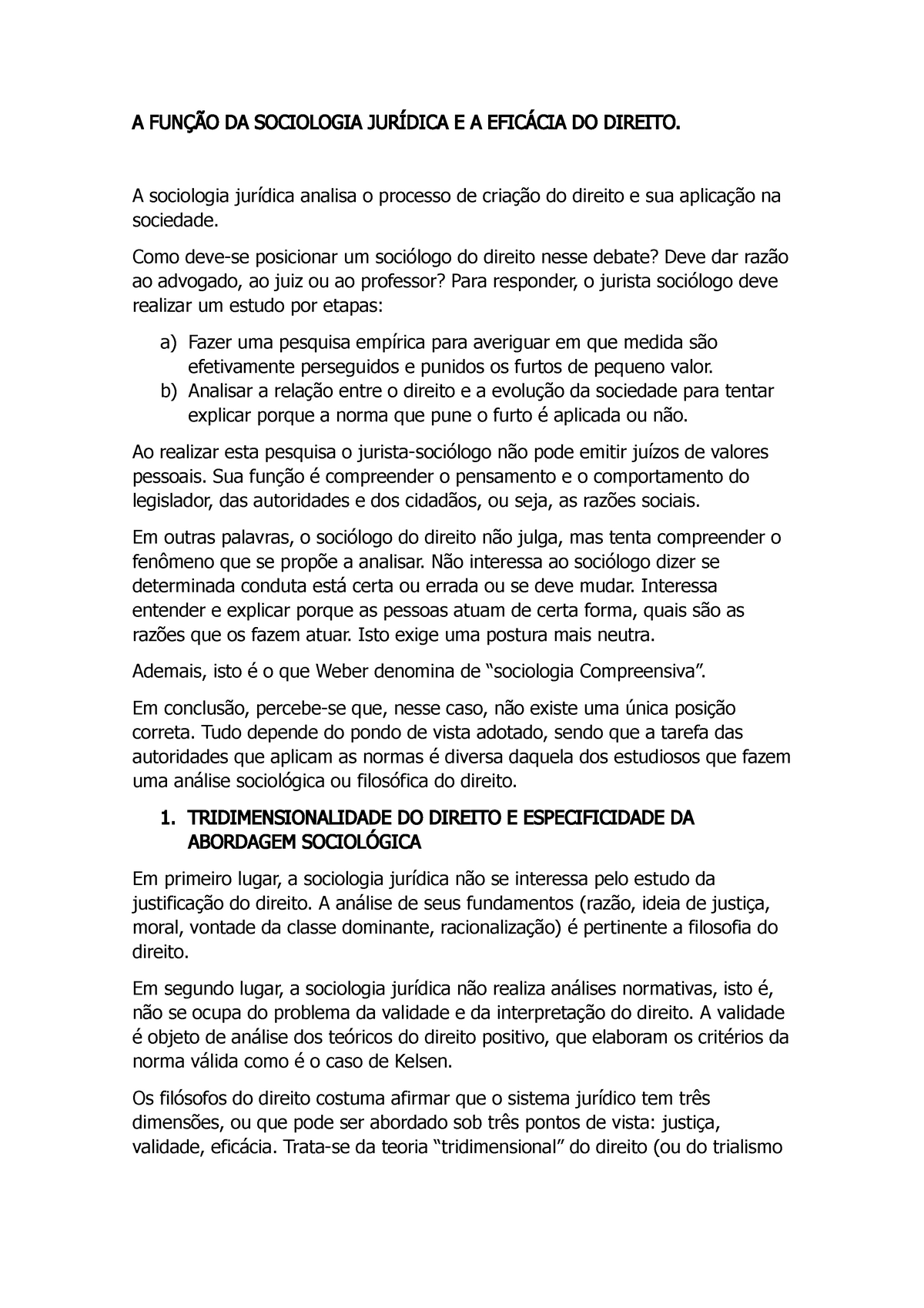 Resumo Lição 03 Manual De Sociologia Jurídica Ana Lucia Sabadell A Da Sociologia E A Do 9118