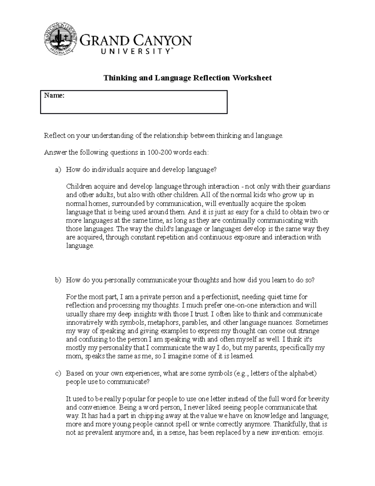 thinking-and-language-reflection-worksheet-thinking-and-language-reflection-worksheet-name-studocu