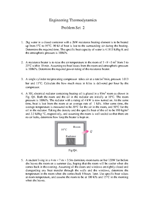 Problem+Set+04 - 练习对于热力学 - Engineering Thermodynamics Problem Set 4 ...