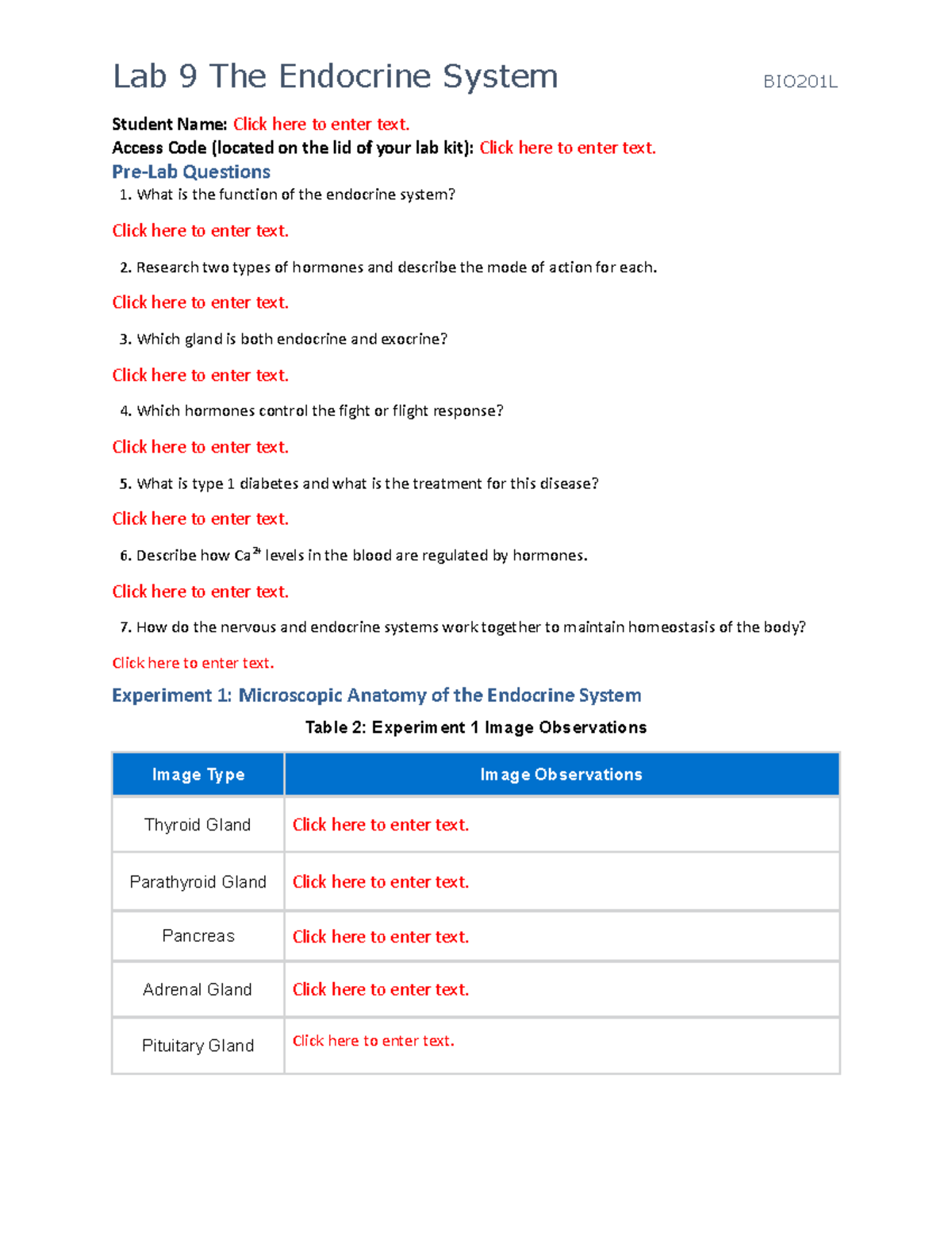 BIO201L+Lab+9+Upload+Document - Student Name: Click here to enter text ...