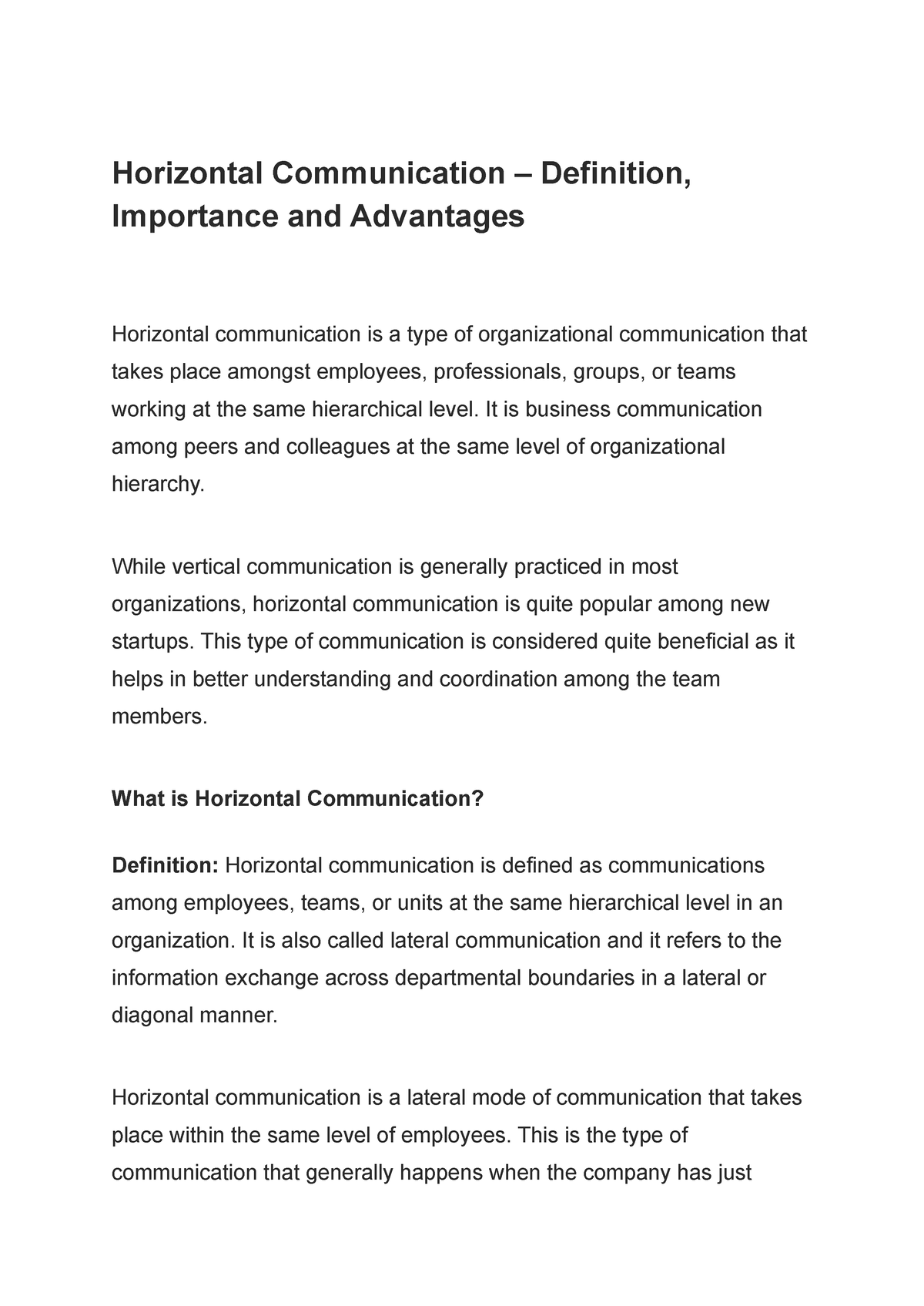 horizontal-communication-definition-importance-and-advantages-it