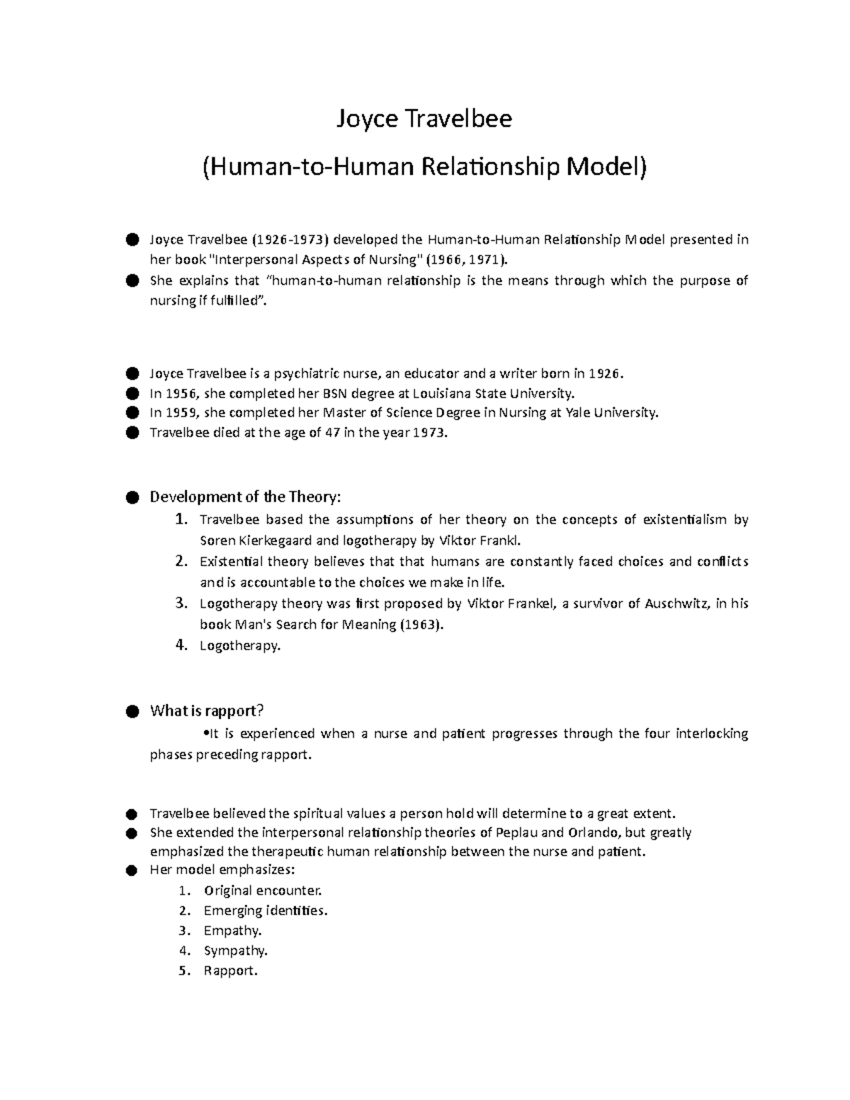 human-to-human-relationship-model-pdf