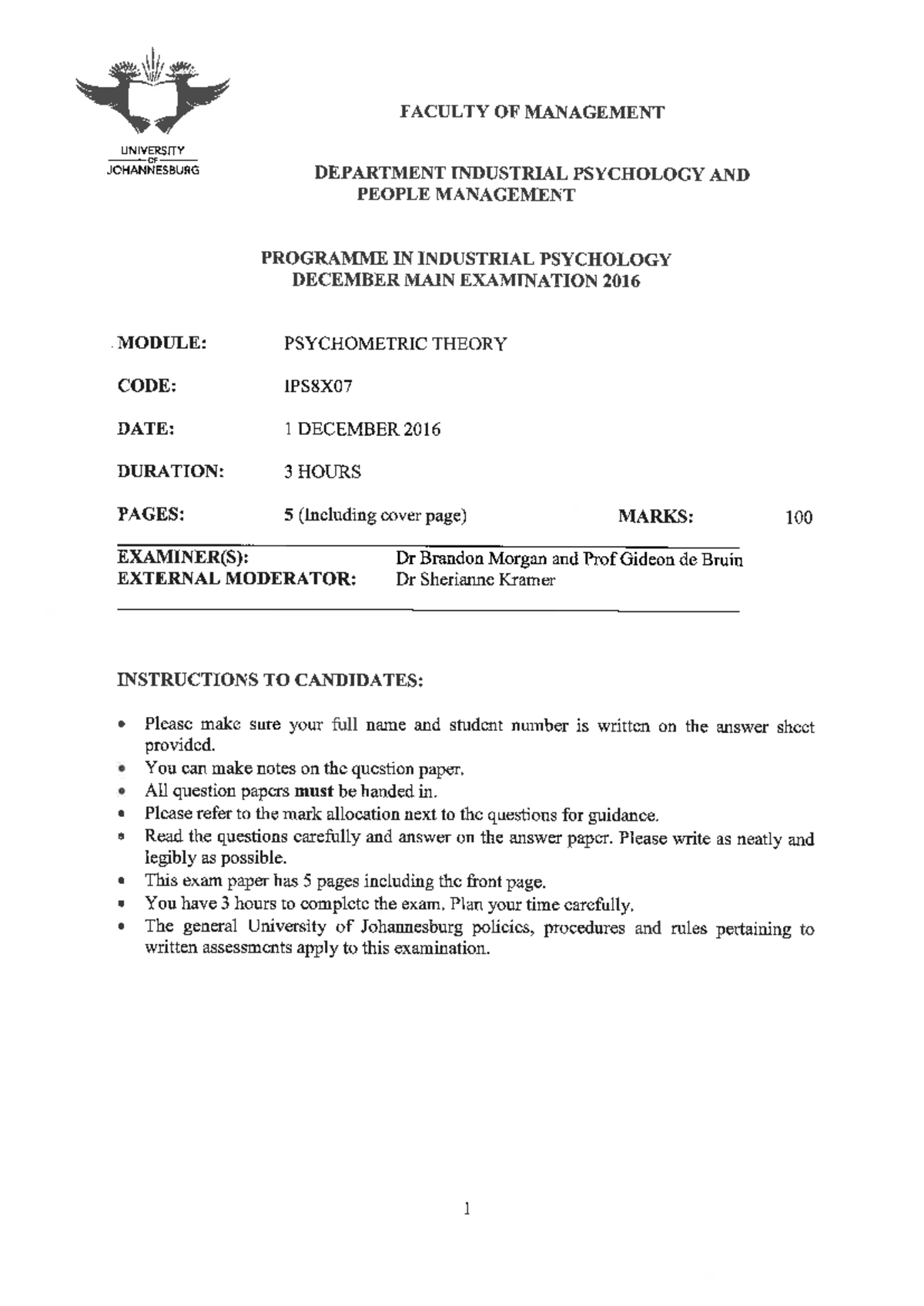 Uj 23577+ Source 1+ Source 1 - FACULTY OF MANAGEMENT UNIVERSITY OF ...