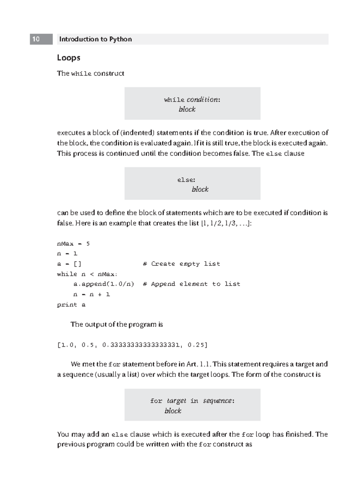 Numerical Method with Python-7 - 10 Introduction to Python Loops The ...