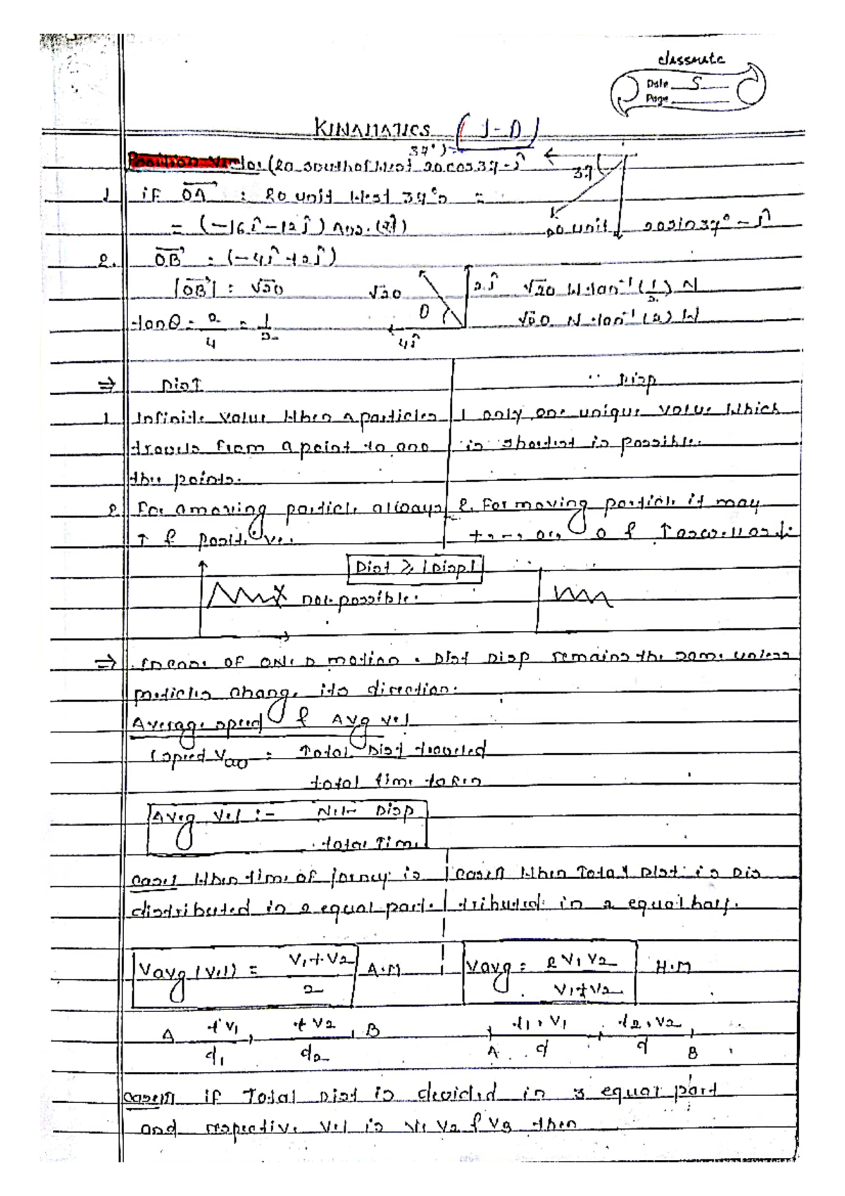Kinematics of machine notes - Studocu