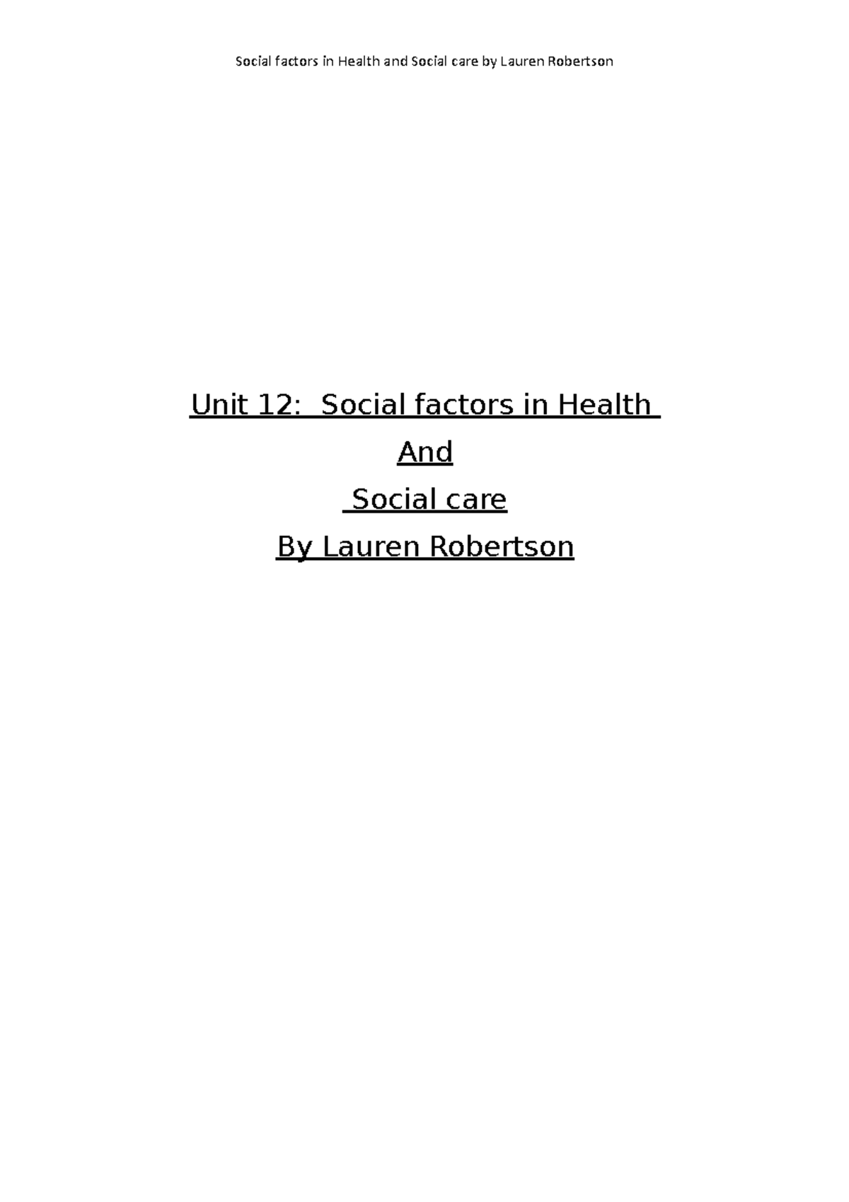 social-factors-in-health-and-social-care-unit-12-social-factors-in