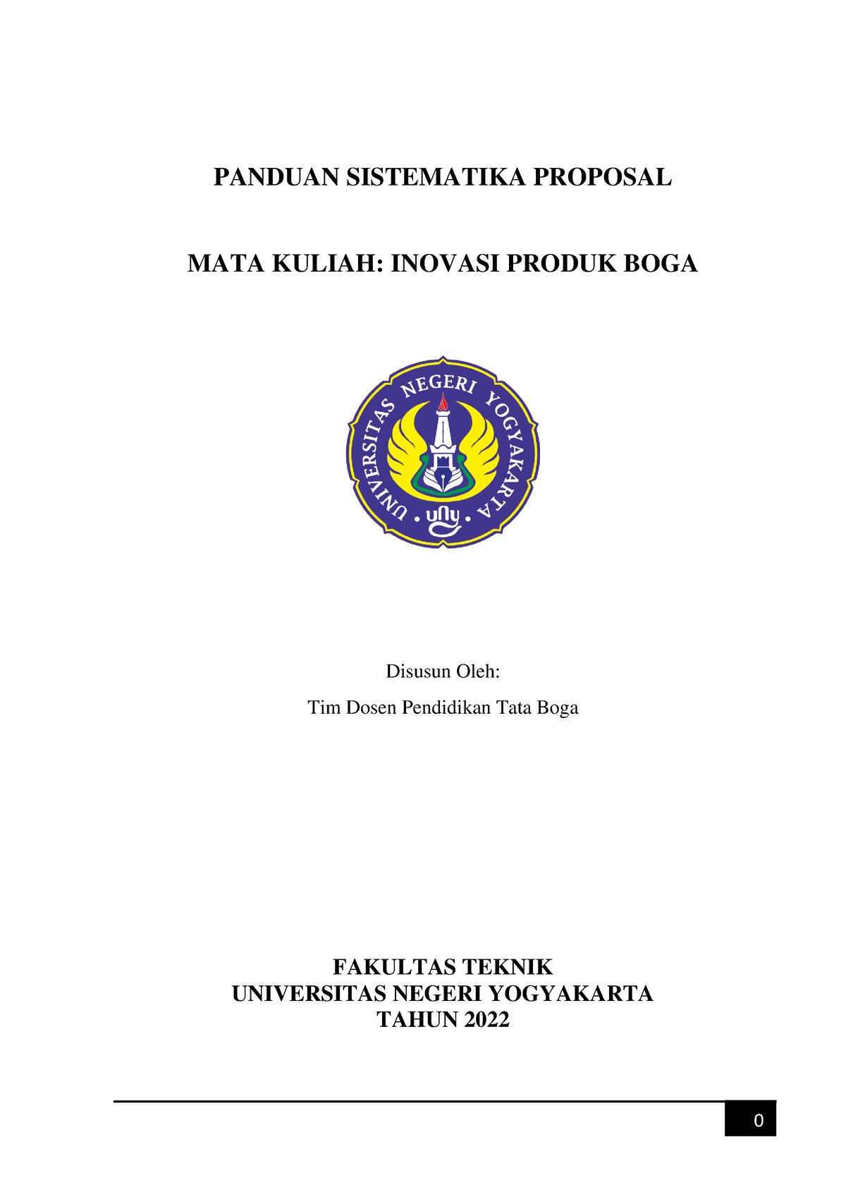 Sistematika Proposal Penelitian - PANDUAN SISTEMATIKA PROPOSAL MATA ...